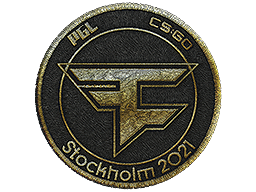 Нашивка | FaZe Clan (Gold) | Stockholm 2021
