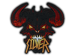 Нашивка | Metal Silver Demon