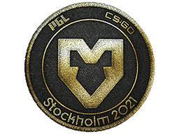 Нашивка | MOUZ (Gold) | Stockholm 2021