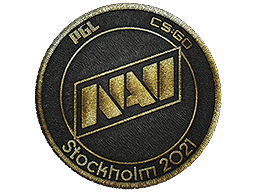 Нашивка | Natus Vincere (Gold) | Stockholm 2021
