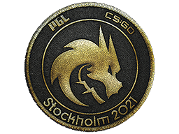 Нашивка | Team Spirit (Gold) | Stockholm 2021