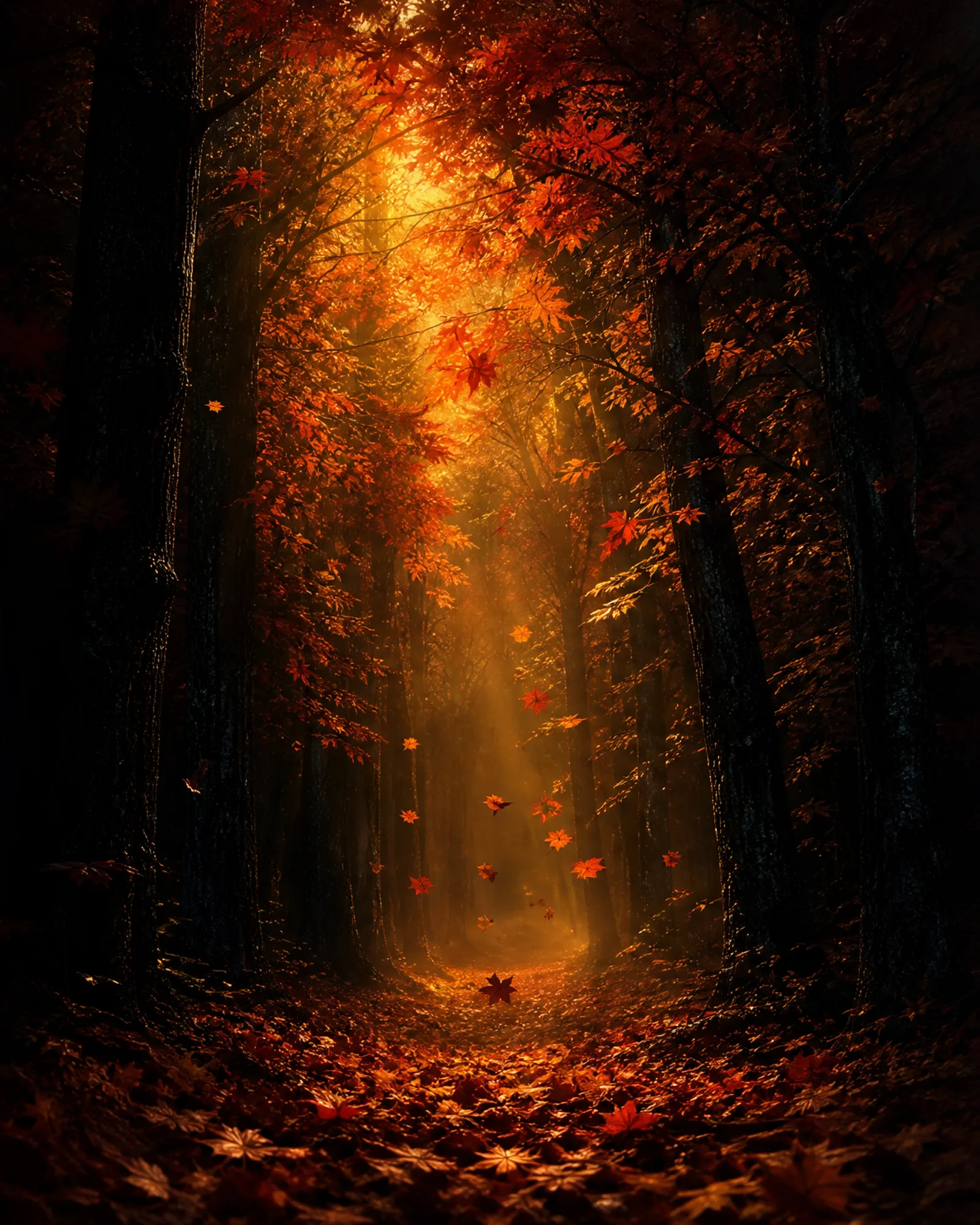 Оформление | Card Background · Leaffall