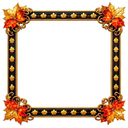Оформление | Card Border · Golden Autumn