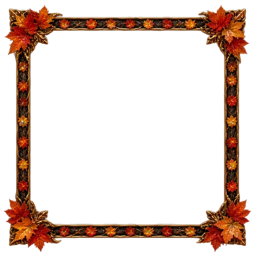 Оформление | Card Border · Living Leaffall