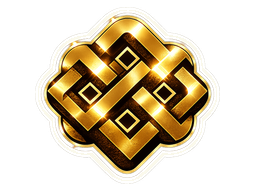 Наклейка | Glyph · Gold