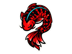 Наклейка | Koi
