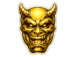 Наклейка | Mask · Gold