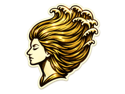 Наклейка | Siren · Gold