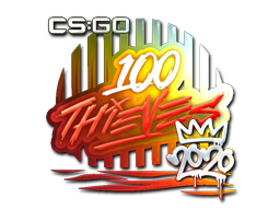 Наклейка | 100 Thieves (Foil) | 2020 RMR