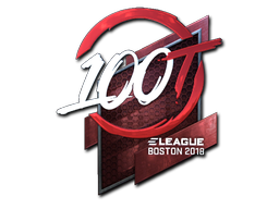 Наклейка | 100 Thieves (Foil) | Boston 2018