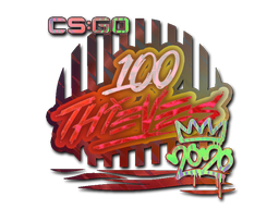 Наклейка | 100 Thieves (Holo) | 2020 RMR