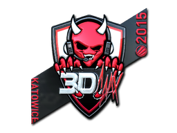 Наклейка | 3DMAX (Foil) | Katowice 2015