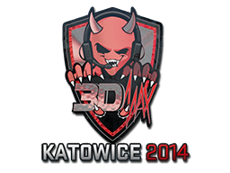 Наклейка | 3DMAX (Holo) | Katowice 2014