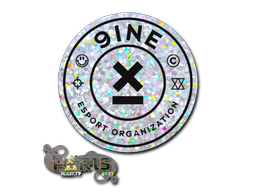 Наклейка | 9INE (Glitter) | Paris 2023