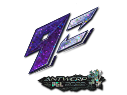 Наклейка | 9z Team (Glitter) | Antwerp 2022