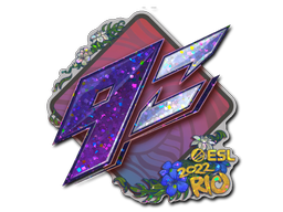 Наклейка | 9z Team (Glitter) | Rio 2022
