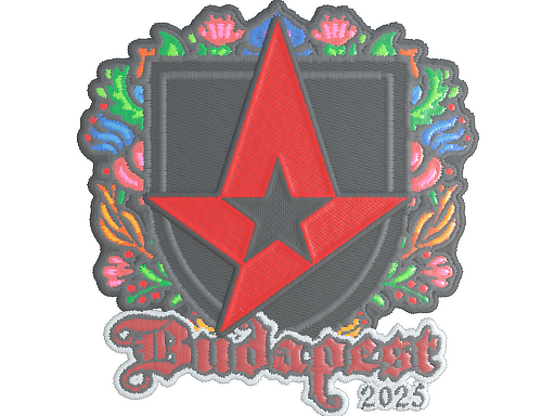 Наклейка | Astralis (Embroidered) | Budapest 2025