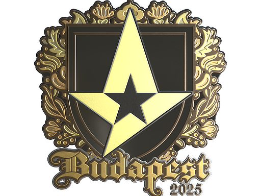 Наклейка | Astralis (Gold) | Budapest 2025