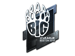 Наклейка | BIG (Foil) | Boston 2018