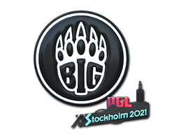 Наклейка | BIG (Foil) | Stockholm 2021