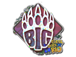 Наклейка | BIG (Glitter) | Rio 2022