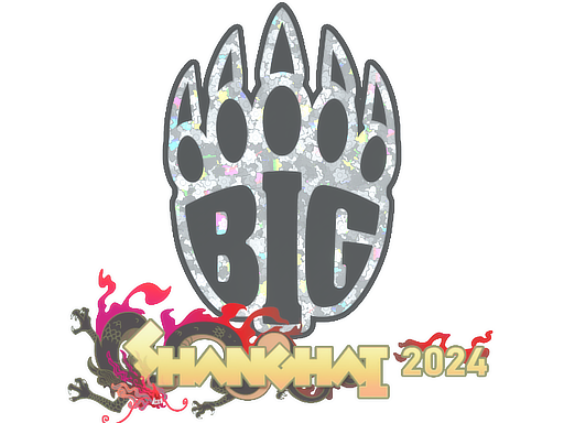 Наклейка | BIG (Glitter) | Shanghai 2024