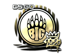 Наклейка | BIG (Gold) | 2020 RMR