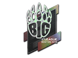 Наклейка | BIG (Holo) | Boston 2018