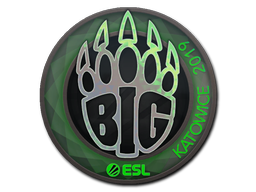 Наклейка | BIG (Holo) | Katowice 2019