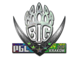 Наклейка | BIG (Holo) | Krakow 2017