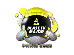 Наклейка | BLAST.tv (Glitter) | Paris 2023