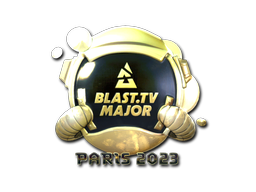 Наклейка | BLAST.tv (Gold) | Paris 2023
