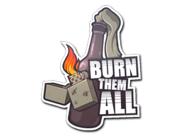 Наклейка | Burn Them All