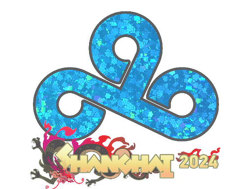 Наклейка | Cloud9 (Glitter) | Shanghai 2024