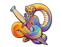 Наклейка | Coiled Strike (Holo)