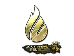 Наклейка | Copenhagen Flames (Gold) | Antwerp 2022