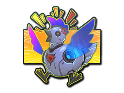 Наклейка | Cyber Chicken (Holo)