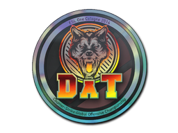 Наклейка | dAT team (Holo) | Cologne 2014