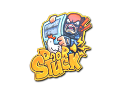 Наклейка | Door Stuck (Foil)