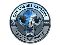 Наклейка | ESL Skull (Foil) | Katowice 2014