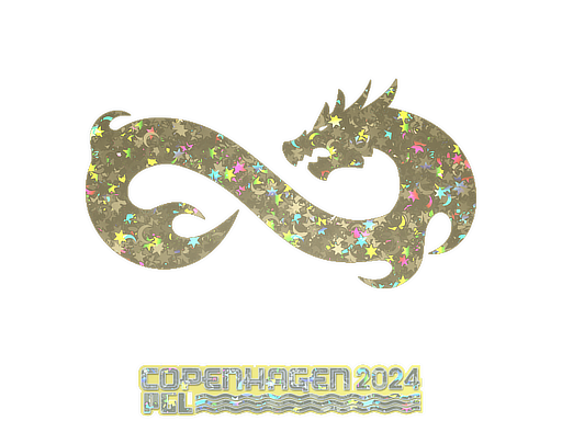 Наклейка | Eternal Fire (Glitter) | Copenhagen 2024