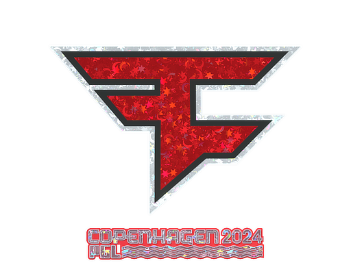Наклейка | FaZe Clan (Glitter) | Copenhagen 2024