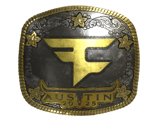 Наклейка | FaZe Clan (Gold) | Austin 2025