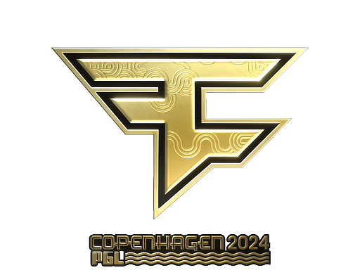 Наклейка | FaZe Clan (Gold) | Copenhagen 2024