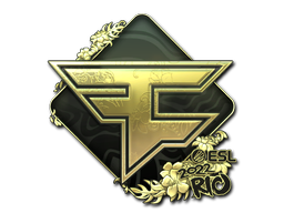 Наклейка | FaZe Clan (Gold) | Rio 2022