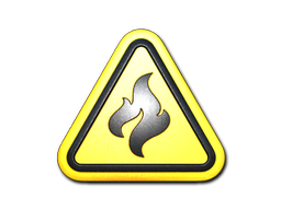 Наклейка | Flammable (Foil)