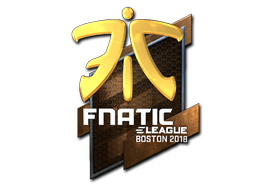 Наклейка | Fnatic (Foil) | Boston 2018