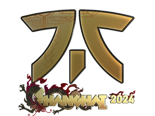 Наклейка | Fnatic (Gold) | Shanghai 2024