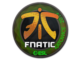 Наклейка | Fnatic (Holo) | Katowice 2019