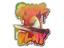Наклейка | Fowl Play (Holo)